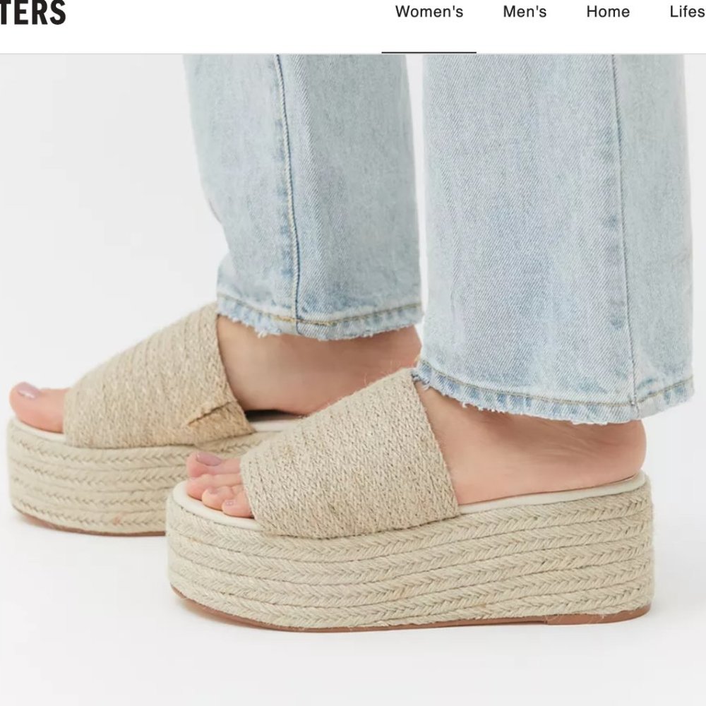 Urban Outfitters Angie Espadrille Platform Sandal